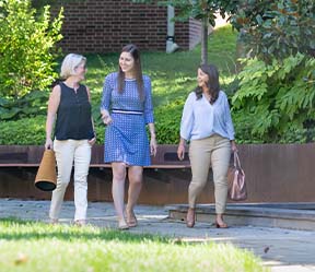 Three dentists in the community together