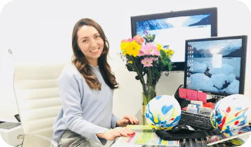 smiling team member in office